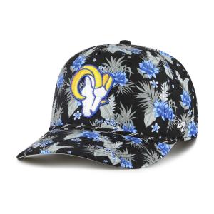 Мужская черная регулируемая кепка Los Angeles Rams '47 Dark Tropic Hitch