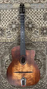 Eastman DM1-CLA 2024 Джипси-джаз акустическая гитара с чехлом и профессиональной настройкой!