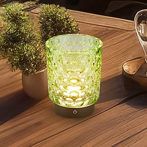 Светодиодная настольная лампа на батарейках BRILO Sunora, зеленый