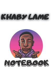 khaby lame notebook: 110 pages | 6" x 9" | Collage Lined Pages | Journal | Diary | For Students, Teens, and Kids | For School, College (Independently published)