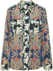 Pierre-Louis Mascia рубашка Integmos, синий