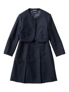 Familiar укороченный блейзер с бантом, синий