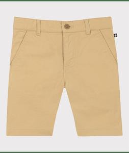 Бермуды для мальчика бежевые Petit Bateau