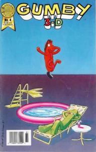 GUMBY 3-D #4 (1987) Arthur Clokey (Blackthorne)