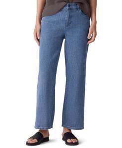 Женские прямые джинсы до щиколотки Eileen Fisher, Classic Indigo