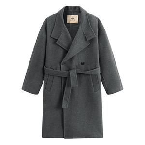 PEACEBIRD MEN Пальто мужское Drill Lime 1 с воротником-стойкой