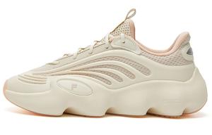 Рэй 3 Спортивная обувь 'Кремово-белый апельсин' Женская FILA FUSION, Коричневый Белый