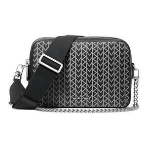 MICHAEL KORS Барсетка Bryant из ткани с кожаными вставками средний размер женская черная