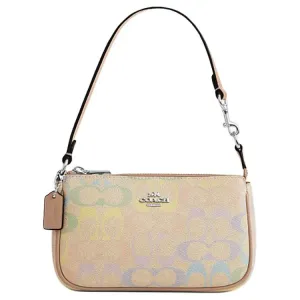 Nolita Coated Canvas Handbag Small Women's Rainbow COACH, gift box set (basic set+yellow box)
