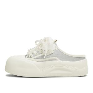 Женские сандалии с закрытым носком, устойчивые к истиранию и скольжению Teenmix, Silver