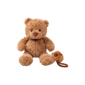 Плюшевая кукла Capybara Backpack Bear высотой 35 см Little Cucu, коричневый