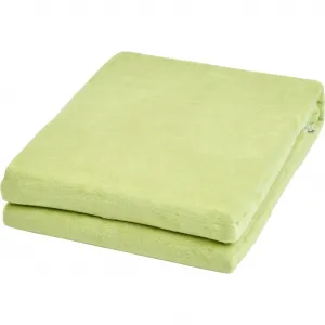 Жаккардовое покрывало Cozy с декоративным оверлочным стежком, хлопок, однотонное Done., Apfelgrün/beige