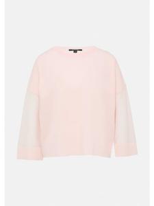 Вязаный свитер цвета 4009_светло-розовый comma