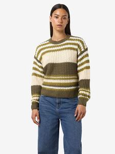 Noisy may Свитер цвета хаки/бежевый