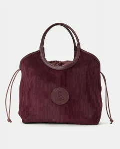 Сумка через плечо из вельвета Jo & Mr. Joe, бордовый