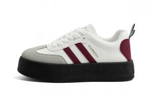 HUANQIU Нескользящие износостойкие низкие кроссовки женские белые красные