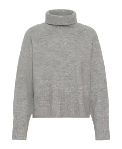 Свитер с высоким воротником Kaffe, серый