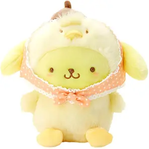 Плюшевая кукла Pompompurin Easter Chick Collection, Chirping Dolls высотой 17 см Sanrio