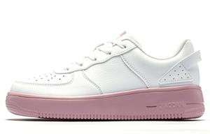 Кроссовки для скейтбординга QIAODAN женские низкие бело-розовые