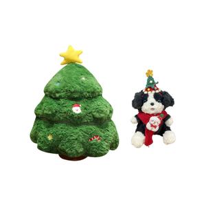 Плюшевая кукла Happy Tree с милым щенком, высота 45 см OU DI PIG