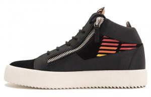 Giuseppe Zanotti Мужские высокие скейтбордистские кроссовки /GZ, черный