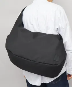 Сумка через плечо Kangol, вместительная, формат A4/B4, черная.