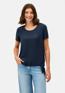 Футболка с принтом «mit knotendetail» Cecil, Blau