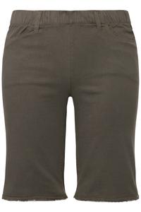 Шорты Ulla Popken Slim fit Pants, зеленый