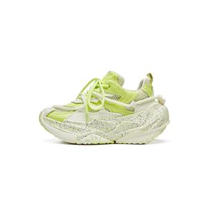 XMZY Аркнайтс серия Галоп с ветром дышащие влагоотводящие низкие массивные кроссовки женские свежий желтый, цвет Fresh Yellow