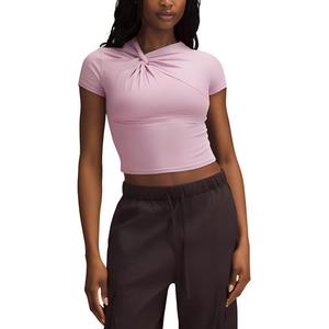 Асимметричная футболка Women's Lululemon, розовый