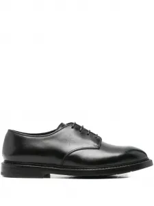 Кожаные оксфорды на шнуровке Premiata, черный