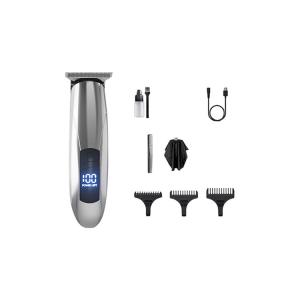 Машинка для стрижки волос AUX, серебристо-серый