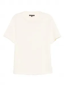 Футболка с тисненым логотипом Michael Kors, слоновая кость