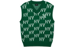 Монограмма NEW YORK YANKEES Жилет Унисекс Неоново-зеленый MLB
