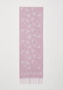 Шарф COACH BIAS SIGNATURE MUFFLER UNISEX, Faded Pink/Light Pink