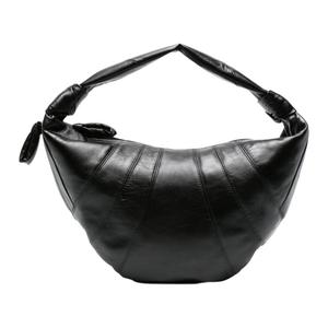 Lemaire Женская черная сумка через плечо из ягненка