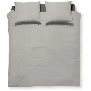 Постельное белье Damai «Мик», имитация льна, серый