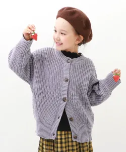 Кардиган, который можно стирать в двух направлениях, топ-кардиган, осень/зима 2025 Devirock, цвет D Violet