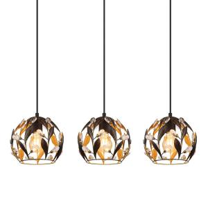 Подвесной светильник Globo Lighting Mika Typ A, железо - 3 пламени