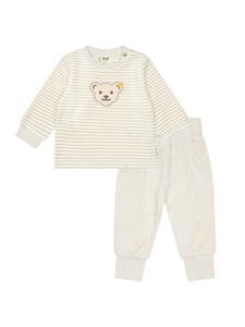 Комбинезон бежево-белого цвета Steiff