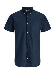 JJ Rebel Рубашка на пуговицах 'JREBKEITH' Regular fit в цвете Navy