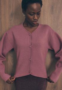 Кардиган NA-KD Cardigan, Rose Brown/Purple