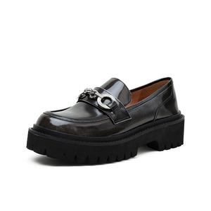 Женские лоферы черно-коричневые TOP GLORIA, желто-коричневые