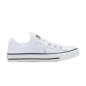 Кроссовки Converse Wmns Chuck Taylor All Star Shoreline Knit Slip-On 'White Black', белый
