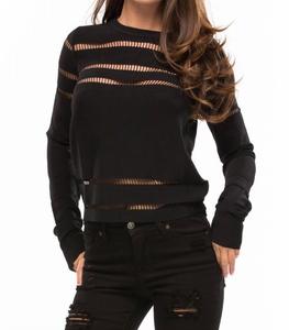 Свитер Killer Within вязаный черный ASILIO