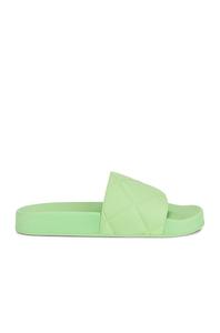 Сандалии Bottega Veneta The Slider Flat Slides, цвет Pistachio