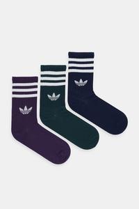 Носки Adicolor, 3 пары Adidas Originals, темно-синий