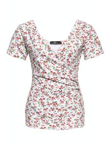 Топ Queen Kerosin Blusen, белый