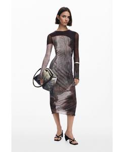 Женское платье, разработанное г-ном Кристианом Лакруа Desigual, Dark brown