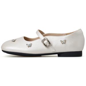 Туфли Мэри Джейн на плоской подошве женские Joy&Mario, Beige